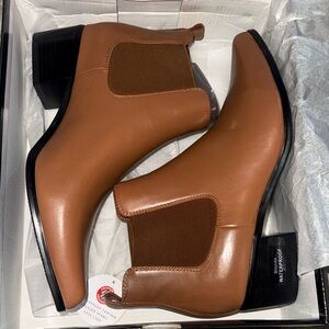 NIB Blondo Emelia Waterproof Boot COGNAC LEATHER size 11 new in box